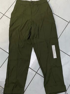 Women’s Olive Green Tailored Pants